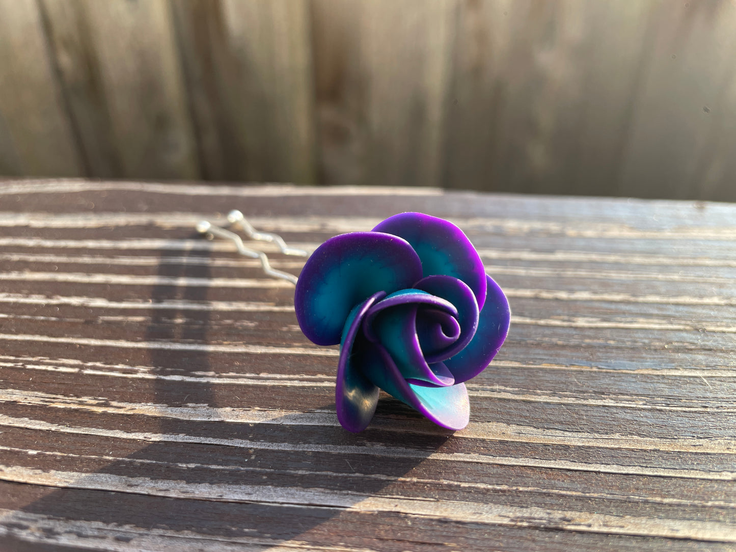 Peacock Purple Hair Pin