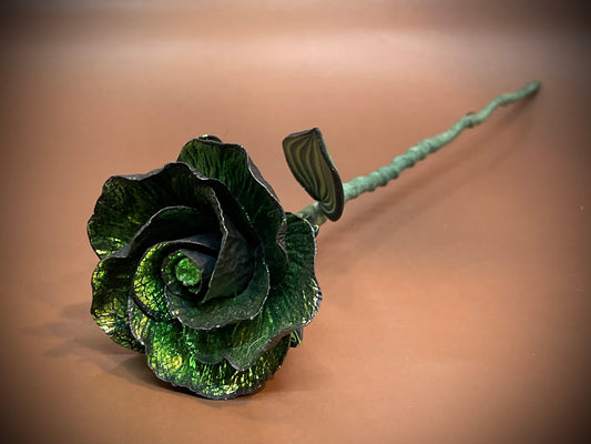 Green Leaf Rose