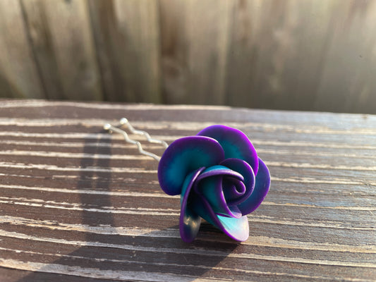 Peacock Purple Hair Pin