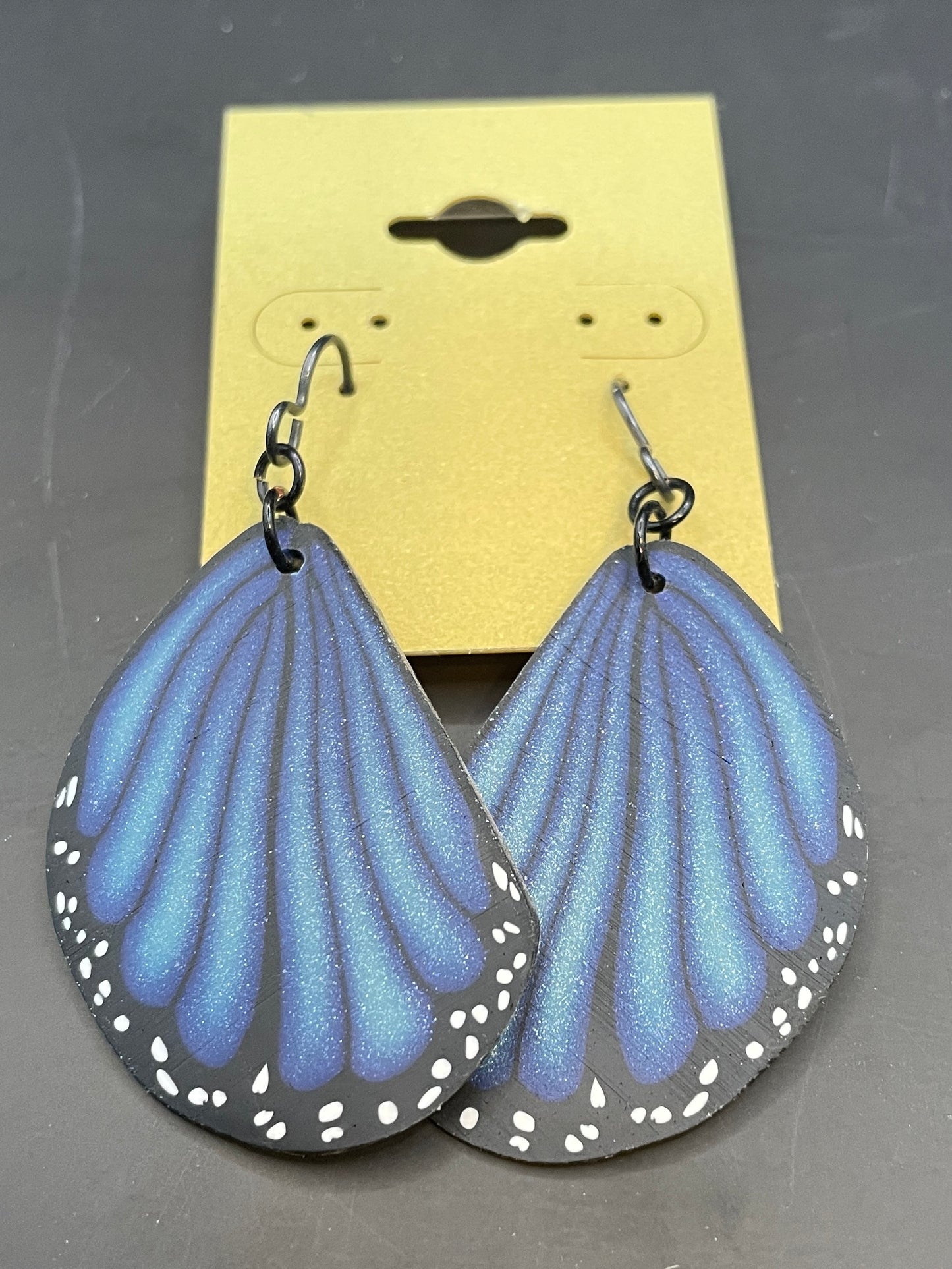 Blue Monarch earrings