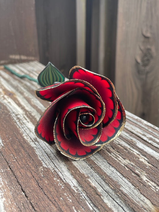 Red and Black Mafia Rose