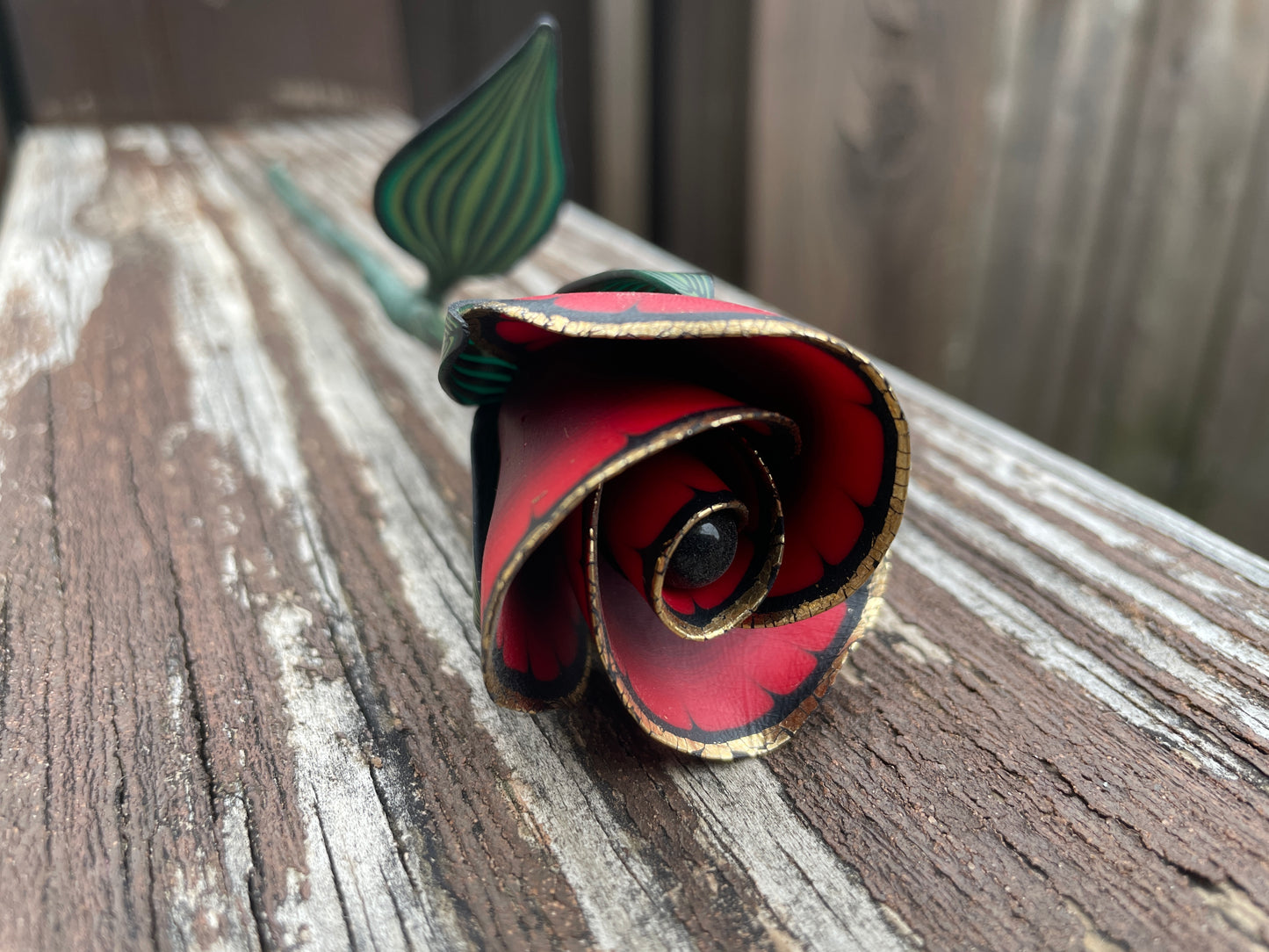 Red and Black Mafia Rosebud